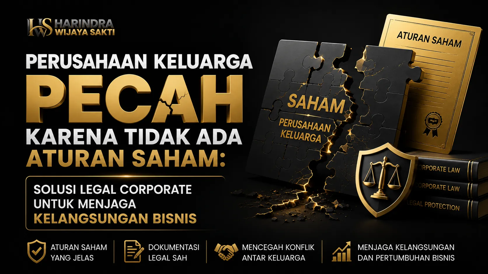 Perusahaan Keluarga Pecah Karena Tidak Ada Aturan Saham: Solusi Legal Corporate Untuk Menjaga Kelangsungan Bisnis