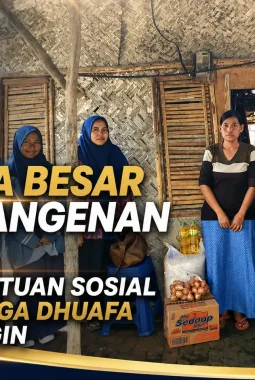 Keluarga Besar SMPN 2 Pangenan dan OSIS Salurkan Bantuan Sosial untuk Keluarga Dhuafa di Desa Beringin
