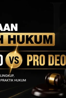 Perbedaan Istilah Hukum Pro Bono dan Pro Deo