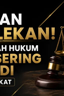 Jangan Sepelekan! Ini Masalah Hukum yang Sering Terjadi di Masyarakat