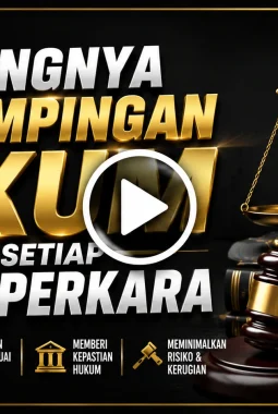 PENTINGNYA PENDAMPINGAN HUKUM DALAM SETIAP PROSES PERKARA